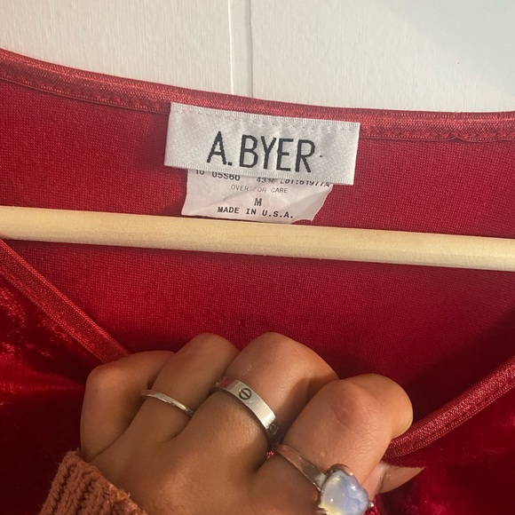 Long sleeve velvet top - Picture 3 of 4